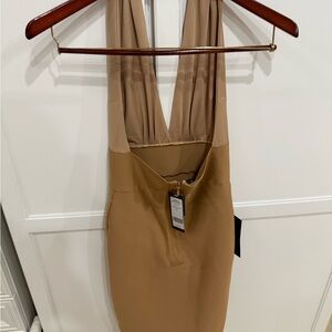 Bebe Camel Zip-Up Jacket